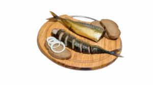 Thưởng thức cá thu hun khói Skumbria cùng bánh mì đen và hành tây đúng cách Nga