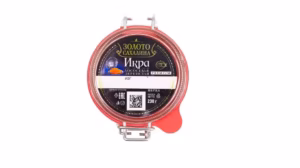 Trứng cá hồi đỏ tự nhiên Sakhalin 230g Check mã vạch 4620151490152 trứng cá hồi Sakhalin 230g chính hãng