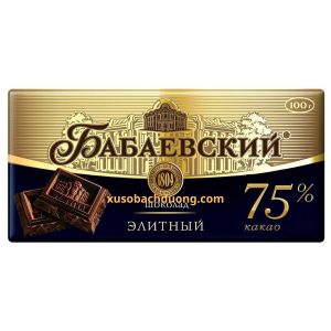 Шоколад «Бабаевский» горький элитный 75%