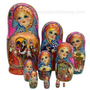 Матрешка Три девицы 10м25
