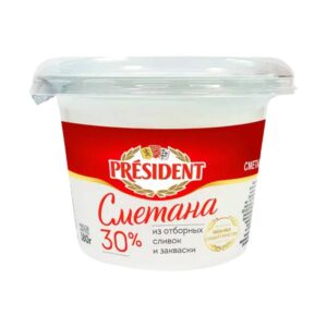 Váng sữa Smetana President 30%