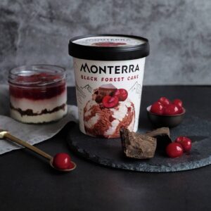 kem nga vị cherry với socola