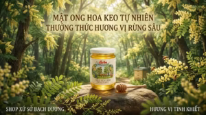 Mật ong hoa keo Darbo 500g Chat mat lỏng mau vang sang trong suot cua mat ong hoa keo Darbo
