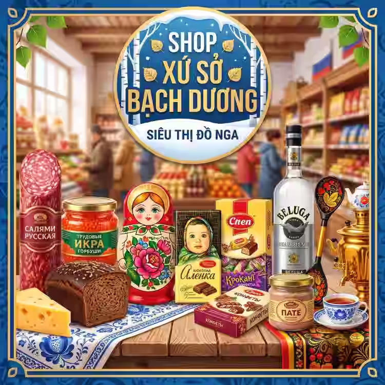 Shop Xứ Sở Bạch Dương một thế giới Siêu Thị Đồ Nga
