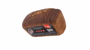 Bánh mì Borodinsky Riga 300g Các lát bánh mì đen Nga Borodinsky Riga cắt mỏng ruột bánh mịn xốp