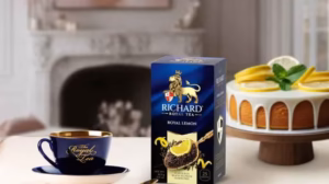 Trà Đen Richard Royal Lemon Chanh Vàng Hương Thảo 25 Túi Lọc Tách trà đen Richard Royal Lemon sau khi pha sở hữu màu hổ phách đậm đà cuốn hút