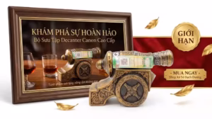 Rượu Cognac khẩu pháo thần công 330ml Hộp quà tặng rượu khẩu pháo thần công Nga sang trọng.
