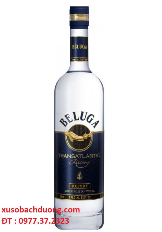 rượu vodka beluga xanh transatlantic 700ml