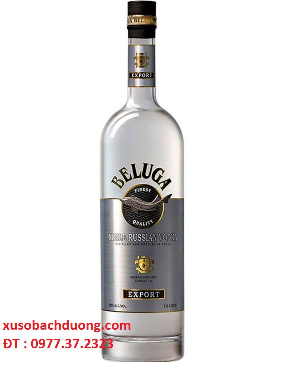 rượu vodka beluga noble russian export 1 lit