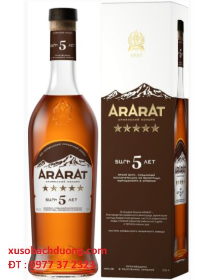 rượu cognac ararat 5 sao