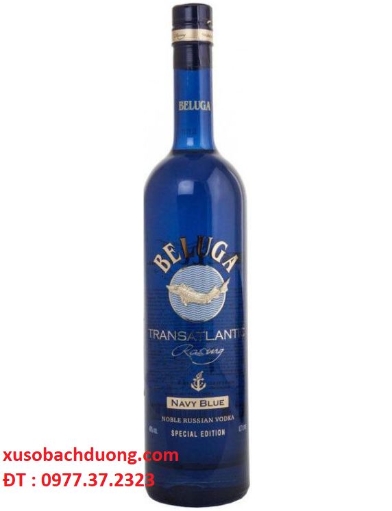 rượu vodka beluga xanh transatlantic navy blue