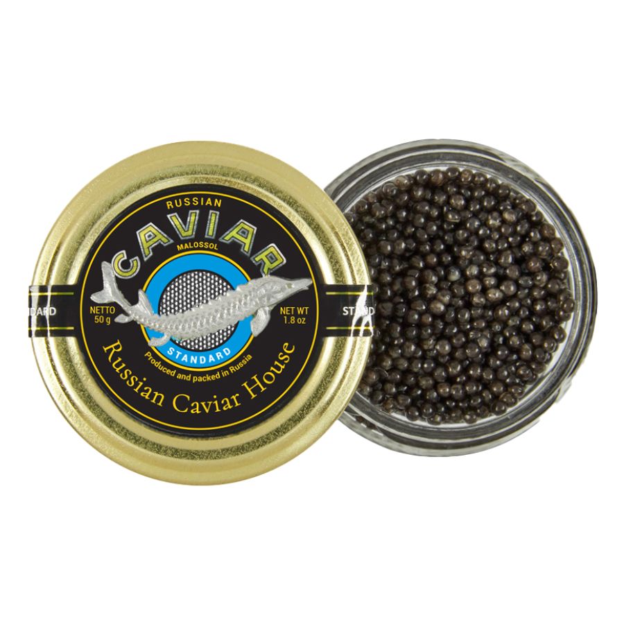 Trứng Cá Tầm Đen 50g Standard Russian Caviar House