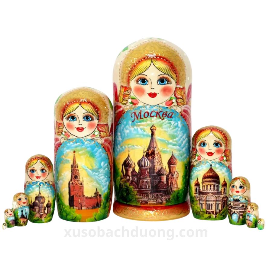 Búp bê Nga bằng gỗ