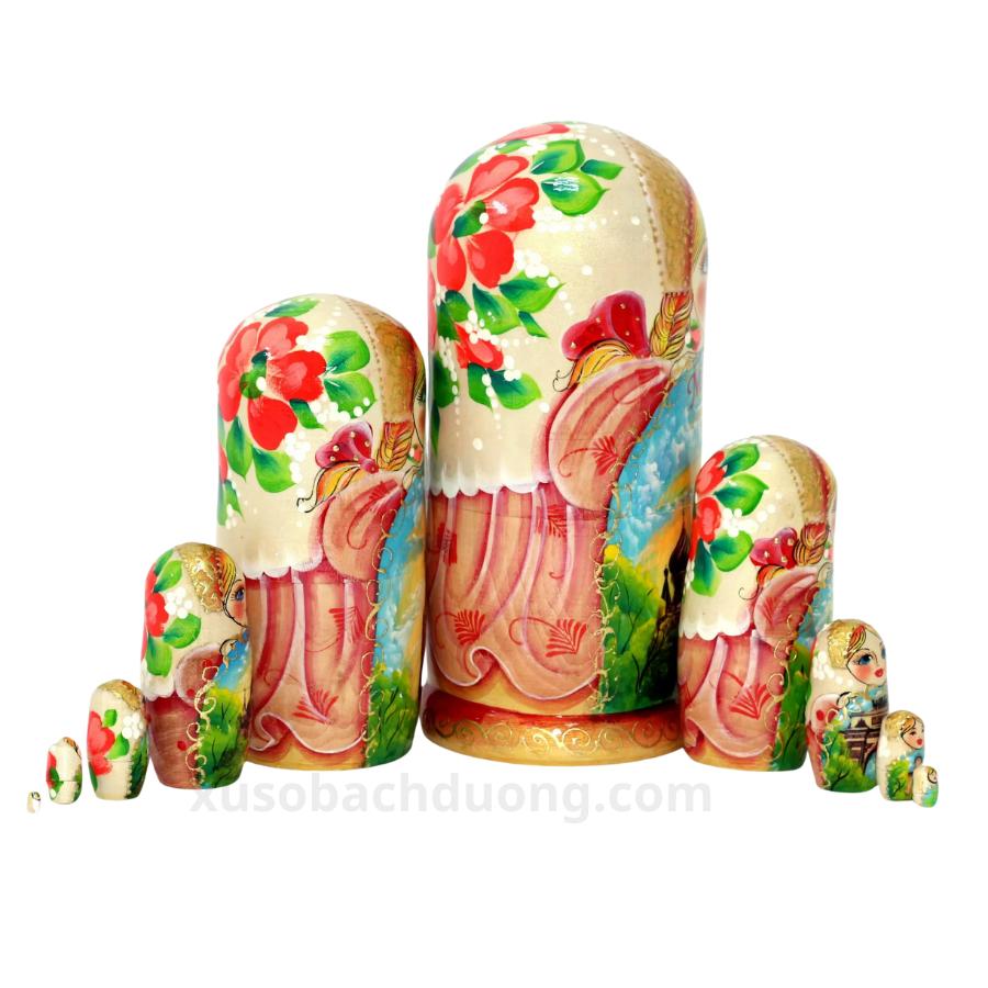 búp bê Nga bộ 10 con