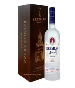 Rượu Vodka Kremlin Award Vintage 700ml hộp gỗ
