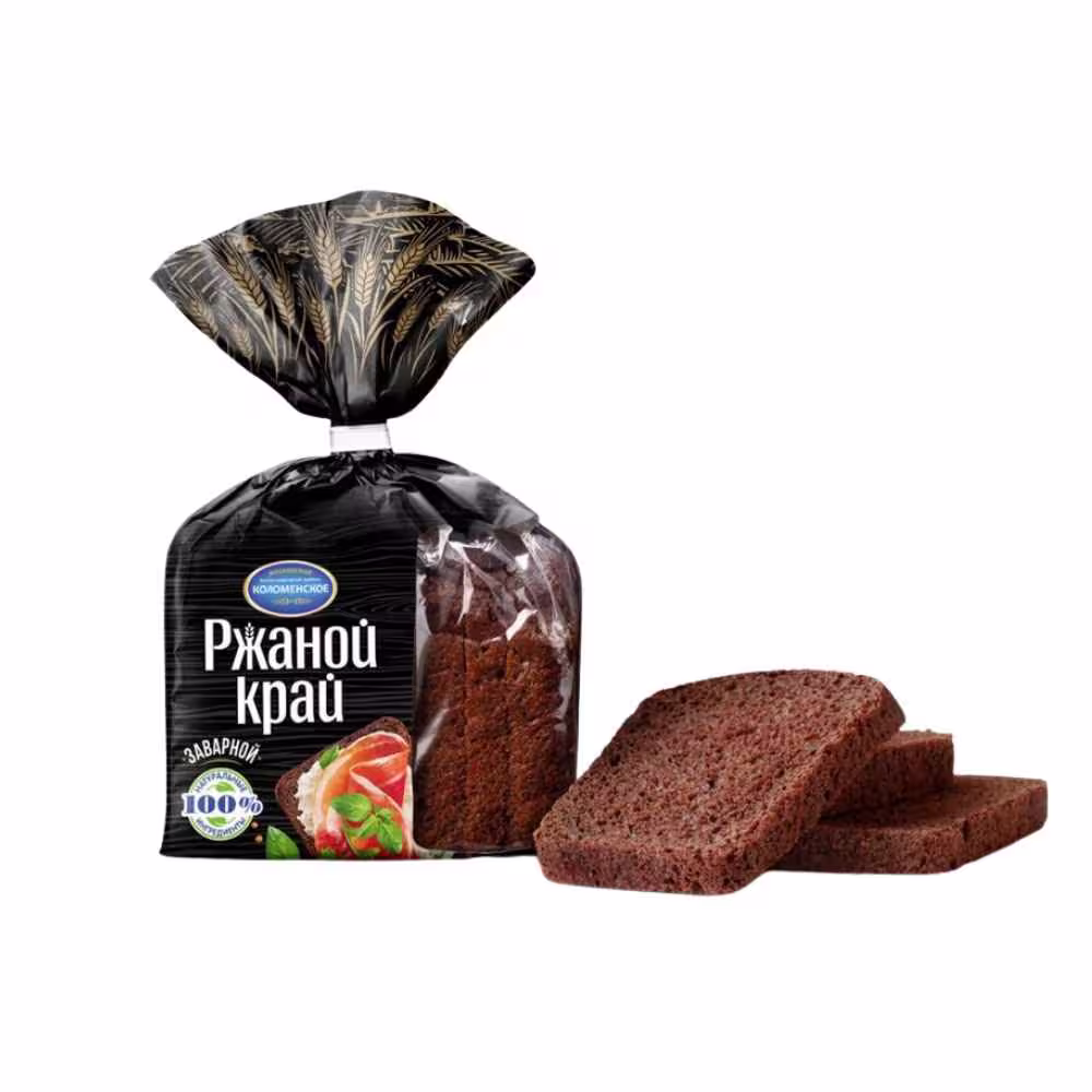 Bánh mì lúa mạch đen Kolomenskoye 300g nguyên ổ nhập khẩu Nga chính hãng