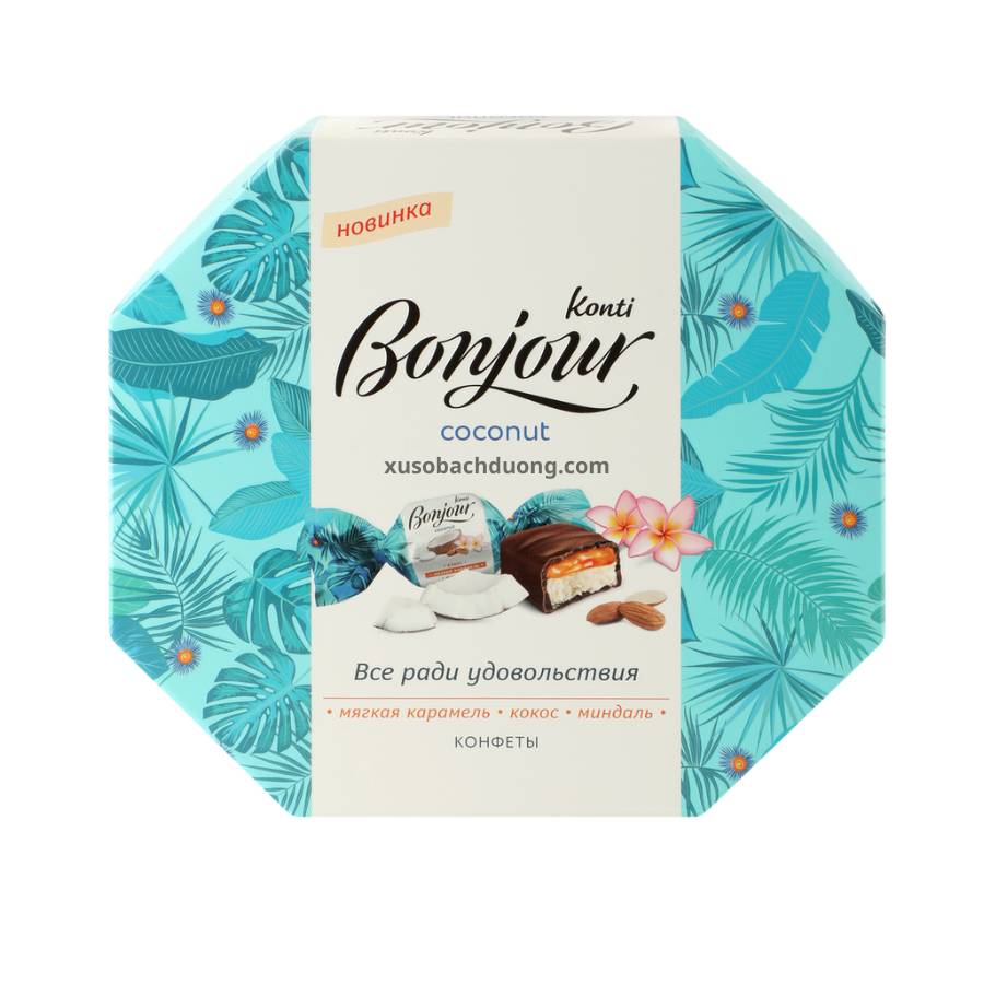 Kẹo Dừa Bonjour Konti hộp 150g