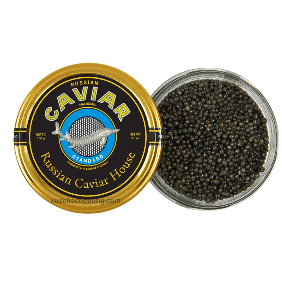 Trứng Cá Tầm đen 100g Standard Russian Caviar House