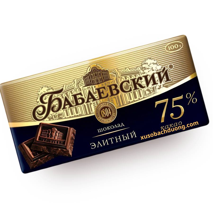 Socola đen Babaevsky 75%