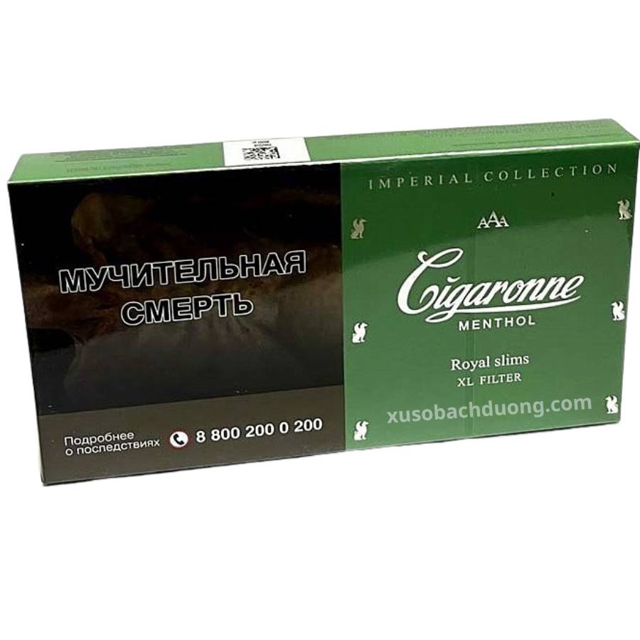 Cigaronne Menthol royal slims xl filter