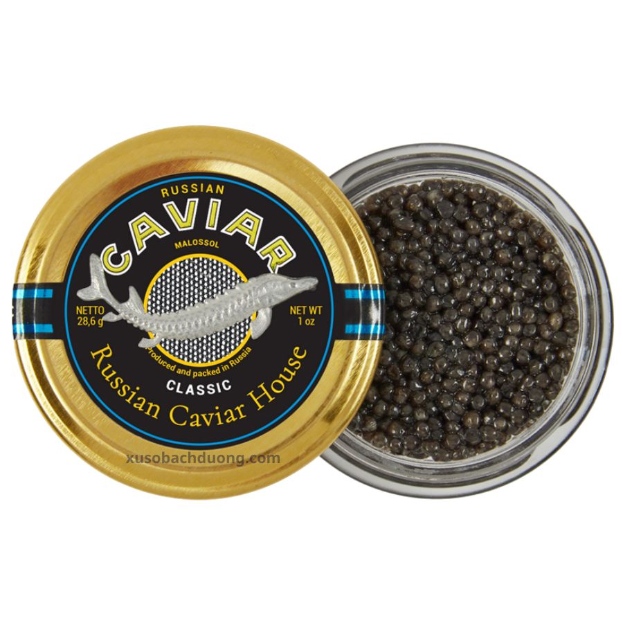 Trứng cá Tầm đen Classic 28,6g Russian Caviar House