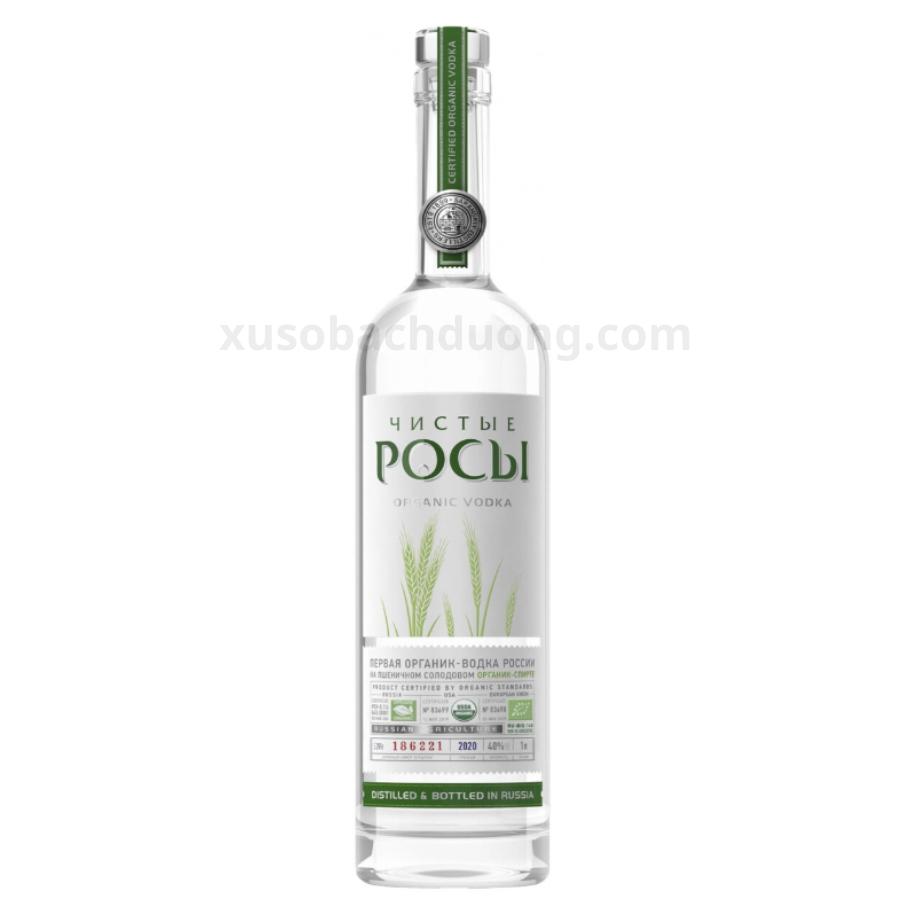 Rượu Vodka hữu cơ Chistye Rosy Organic 1 lít