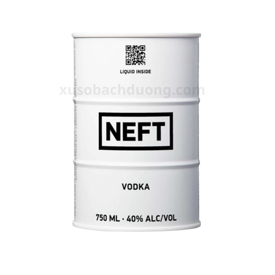 Rượu Vodka thùng Neft white trắng 750ml