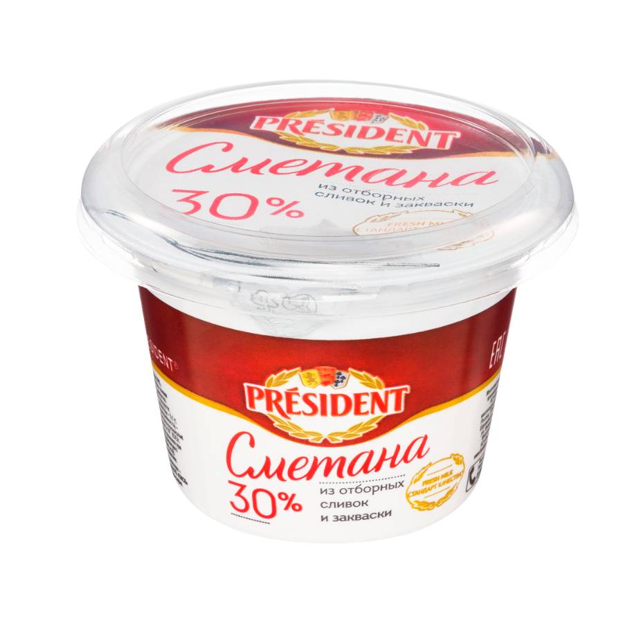 Váng sữa Smetana President 30% 180g