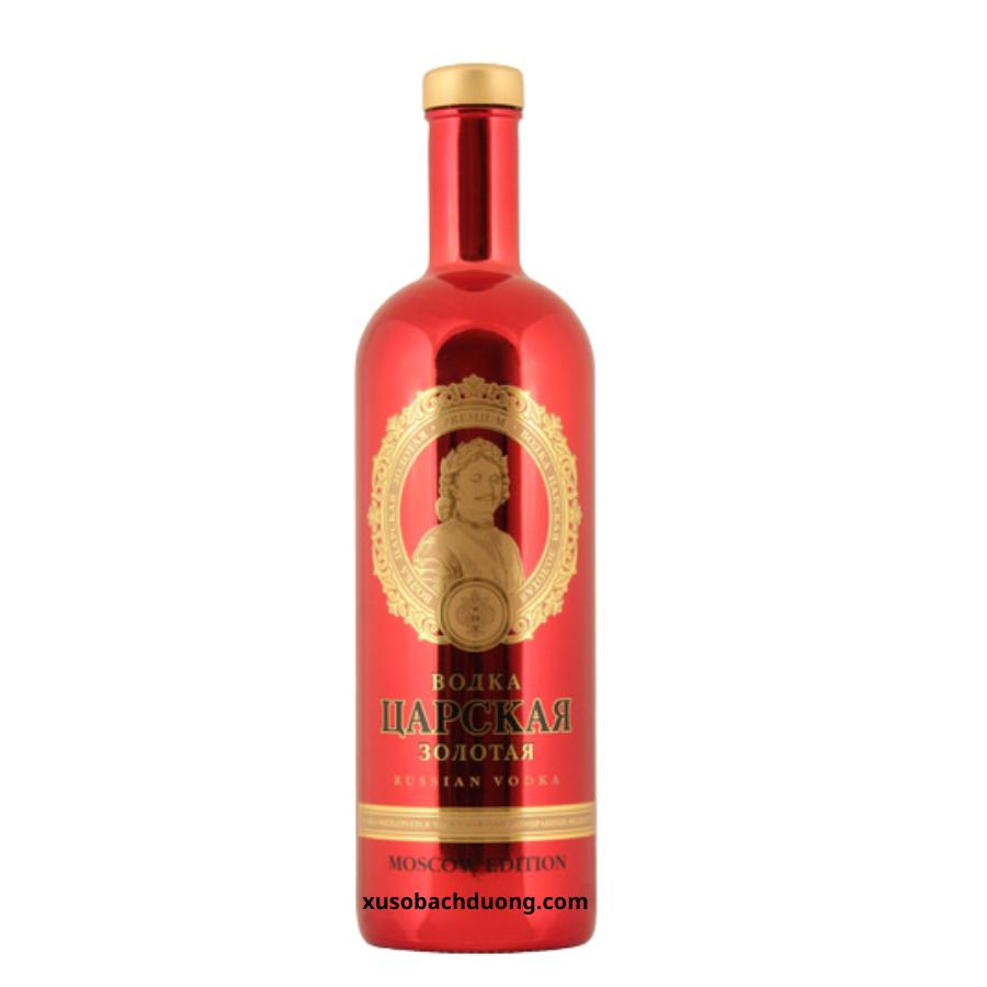Rượu Vodka Sa Hoàng Tsarskaya Gold Moscow 1lit
