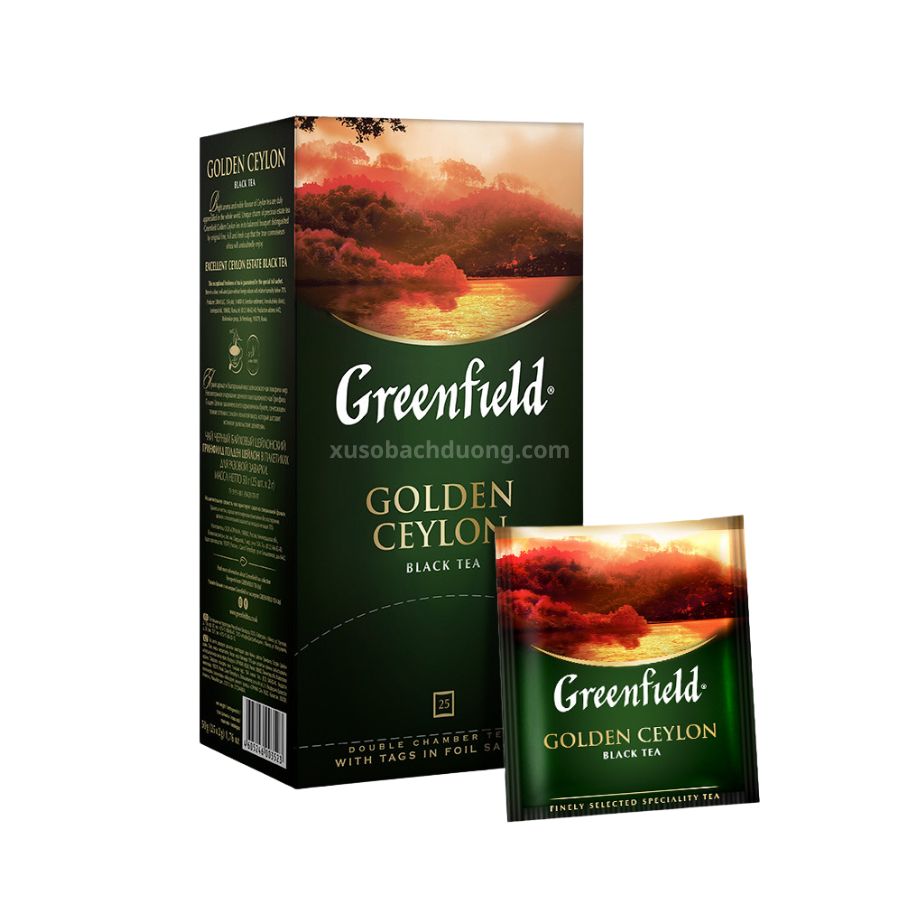 Trà đen túi lọc Trà Greenfield Golden Ceylon