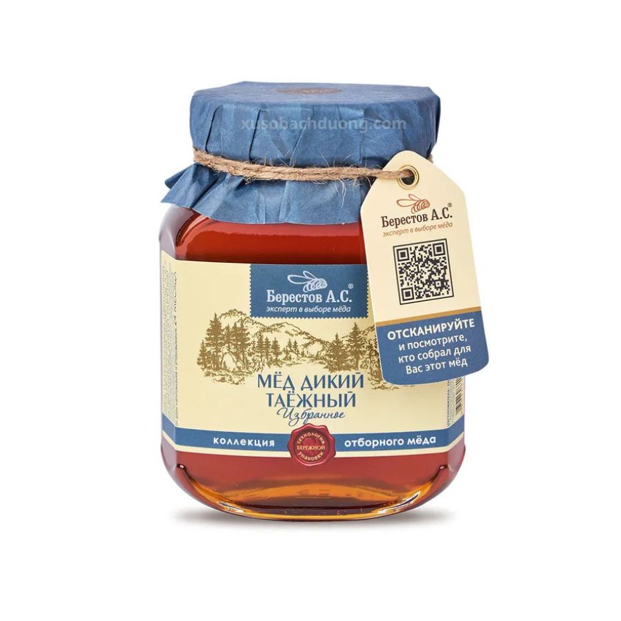 Mật ong rừng Taiga Berestov A.S 500ml