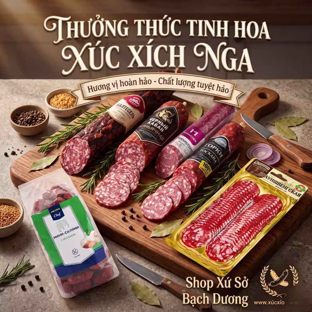 Top 6 Loại Salami Nga dễ ăn và ngon nhất 2026