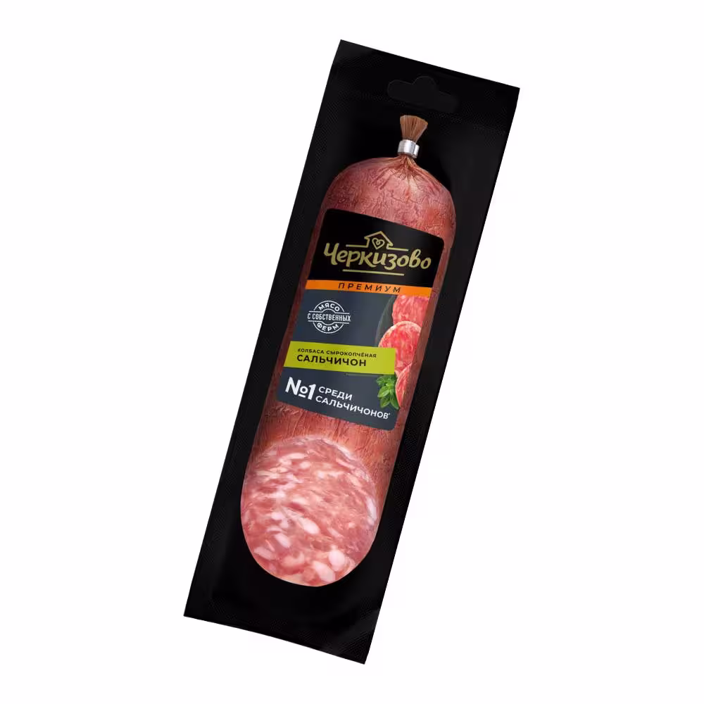 Salami Cherkizovo Premium Salchichon 300g nguyên cây nguyên bao bì
