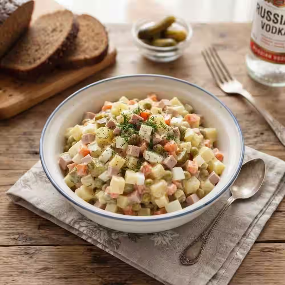 Cách Làm Salad Nga Chuẩn Vị Với Công Thức Salad Olivier Truyền Thống