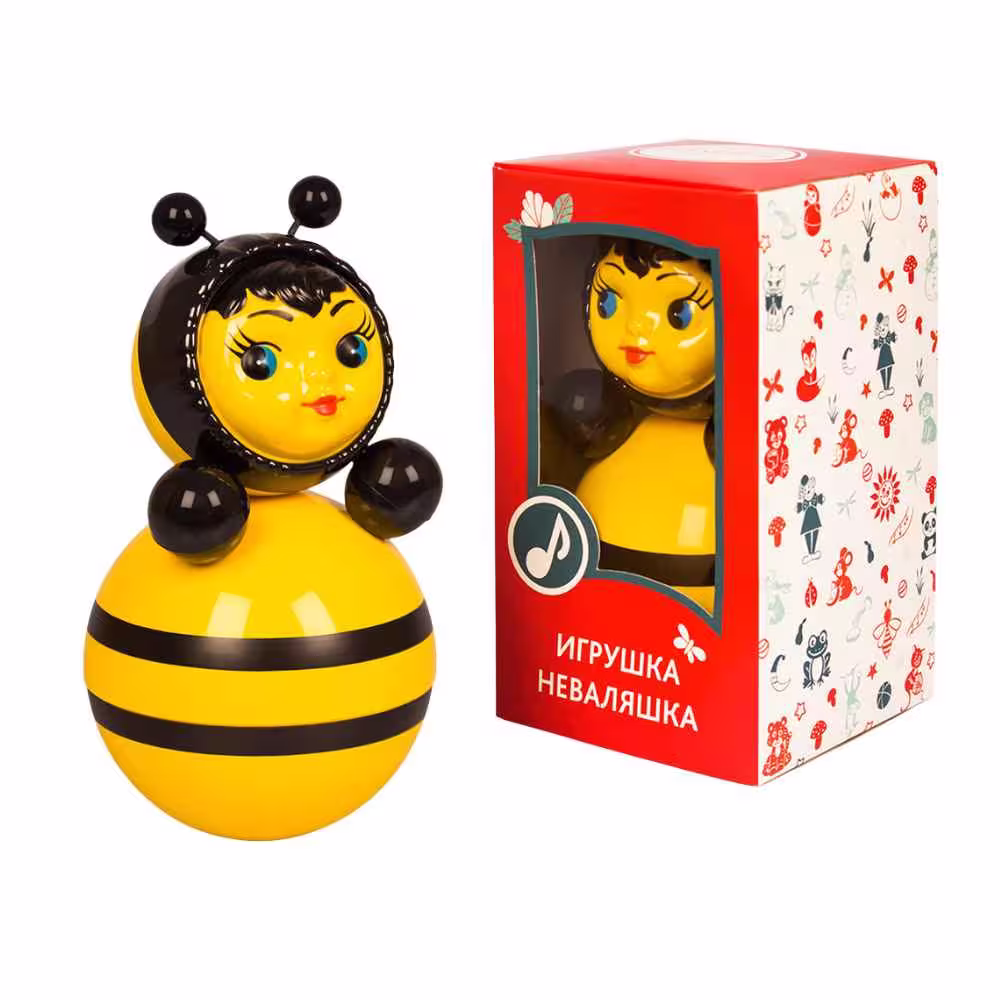 Lật đật hình chú Ong Vàng Nevalyashka 15,5cm